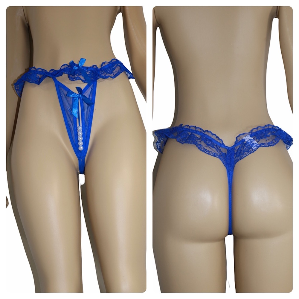 Laced Pearls Thong